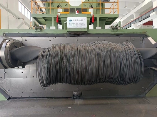 Machine de soufflage par tir PMW-4350 pour la personnalisation de barres de fil rondes dans l'industrie de vis