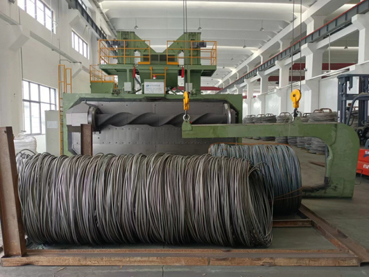 Machine de soufflage par coup de fil pour l'industrie des brins d'acier prétraités 6m x 5m 50T Capacité