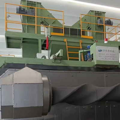 40-20RMB double position porte à rouleaux de fil de fer à barres de tir machine de soufflage pour éliminer la rouille