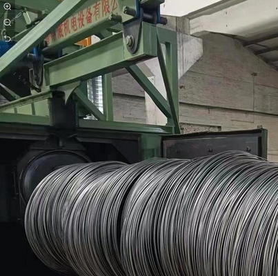Service après-vente d'un an Machine à souffler à la bobine de fil de fer avec abrator rotatif