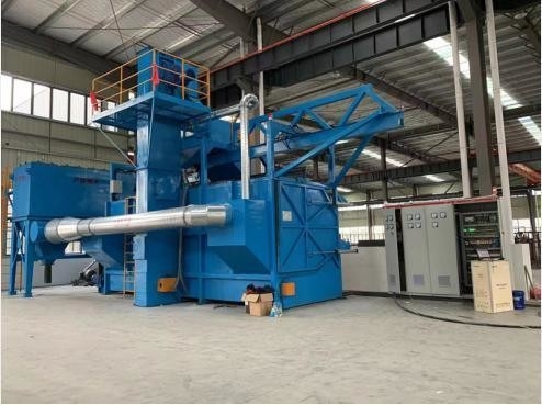 Service après-vente d'un an Machine à souffler à la bobine de fil de fer avec abrator rotatif