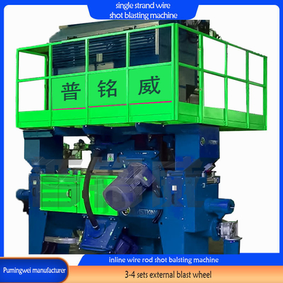 Décapage du fil de fer avec machine automatique de soufflage continu en ligne automatique