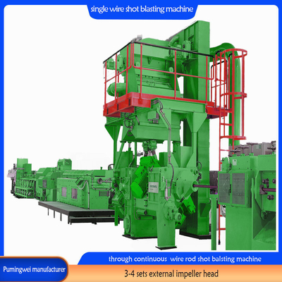 Décapage du fil de fer avec machine automatique de soufflage continu en ligne automatique