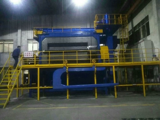 80 tonnes 6 mètres de hauteur Disque coupé machine de soufflage d'acier de haute capacité