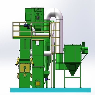 Machine de soufflage par tir de fil de fer continu 3-4 têtes d'impulsion pour le soufflage personnalisé