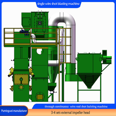 Machine à souffler en fil continu à haute pureté pour l'élimination de la rouille de niveau S2.5-3.0