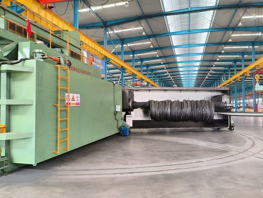 PMW5300 Porte pivotante fil de fer tiré sable de soufflage de la machine de soufflage 16.8x12.4x5.8m