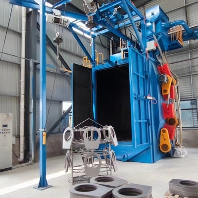 Machine de soufflage par tir suspendu en acier inoxydable pour le renforcement de la surface des roues dentées