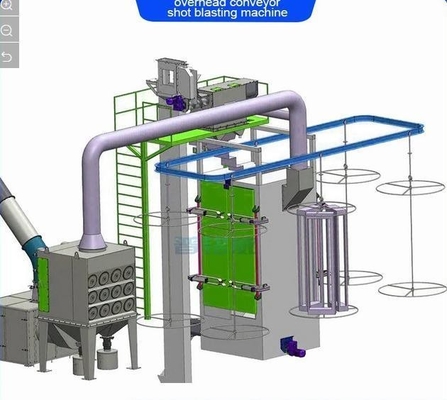 Conveyor machine de soufflage par coup de chaîne à travers abrator avec service après-vente