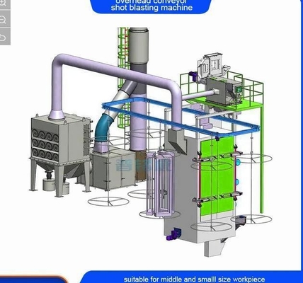 Conveyor machine de soufflage par coup de chaîne à travers abrator avec service après-vente