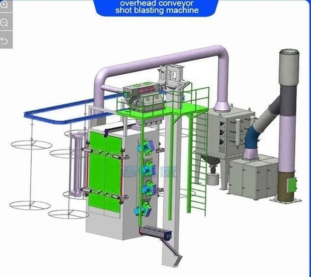 Conveyor machine de soufflage par coup de chaîne à travers abrator avec service après-vente