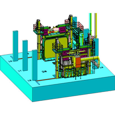 Ligne de production d'acier utilisée machine de soufflage à fil de fer à bobine à haute pureté