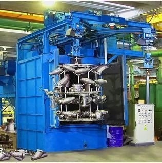 Machine de soufflage à tir à la chaîne de convoyeur à passage continu pour petits objets