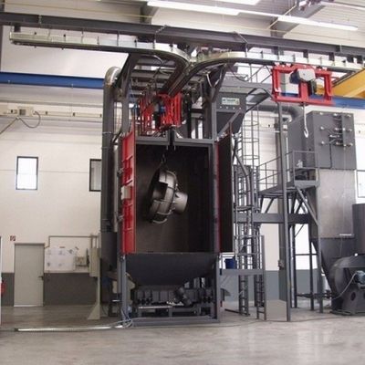 Machine de soufflage à vis suspendue dédiée à haute pureté pour éliminer la rouille de l'acier
