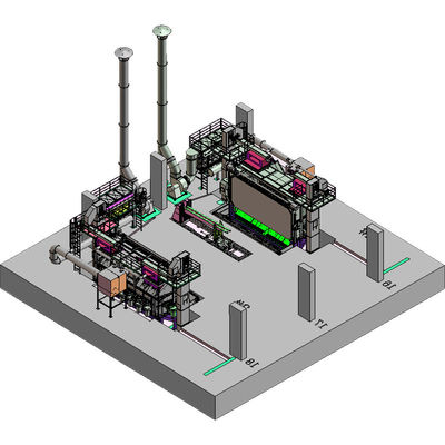 Perte de fil 0,2-0,3% Pmw5500 Machine de soufflage par soufflage de câbles pour forgeage à froid