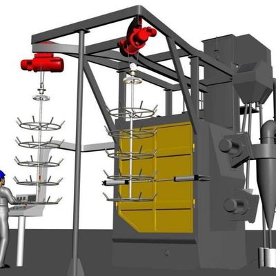 Machine de soufflage suspendue pour la promotion de l'industrie sidérurgique