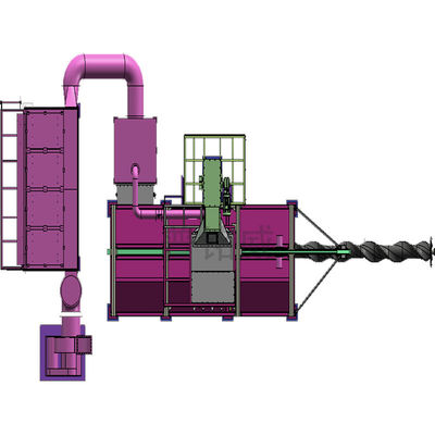 Machine de soufflage de fil de fer personnalisable avec bobine de fil de fer 2-4 rouleaux par heure 0,2-0,3% Perte de fil