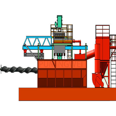Machine de soufflage de fil de Pumingwei sur mesure avec une plage de fil de 6,5-42 mm