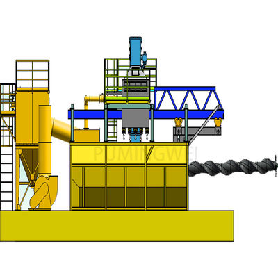 Machine de soufflage de fil de Pumingwei sur mesure avec une plage de fil de 6,5-42 mm