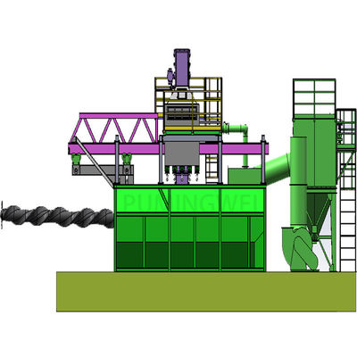 Machine de soufflage de fil de fer à haute efficacité de production avec mandrin à levier de 5 m