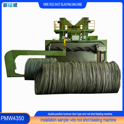 Machine de soufflage de fil de fer 0.2-0.3% Perte de fil et 4,35m Longueur du mandrin à levier