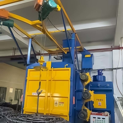 Machines de soufflage à vis à crochets pour le traitement de surface à angle complet