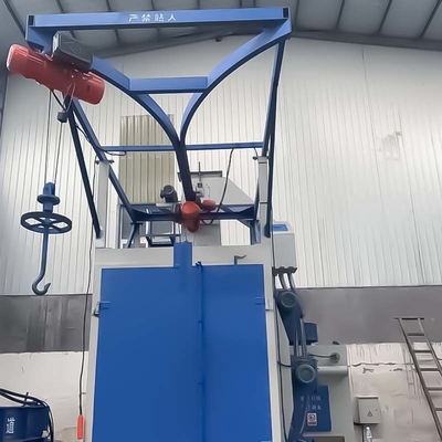 Machine de nettoyage par soufflage électrique de profilés en acier