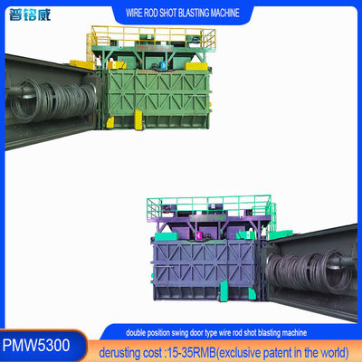 Décapage de la surface du fil Pumingwei 3D Disposition des roues de décapage Machine de décapage automatique