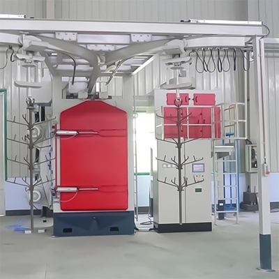 Machines de soufflage par tir de type crochet à accrochage aérien pour extincteurs de feu