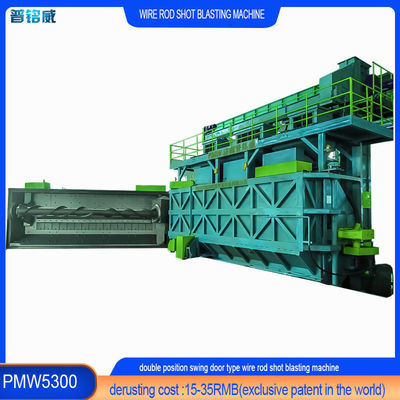 Machine de soufflage par tir à la bobine de fil de fer avec une alternative rentable au décapage chimique