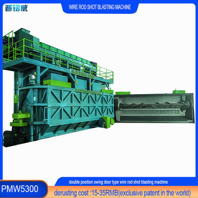 Machine de soufflage par tir à la bobine de fil de fer avec une alternative rentable au décapage chimique