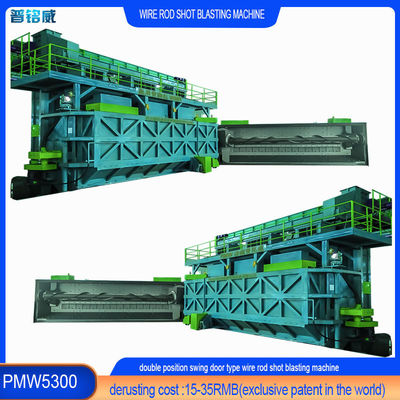 Machine de soufflage par tir à la bobine de fil de fer avec une alternative rentable au décapage chimique
