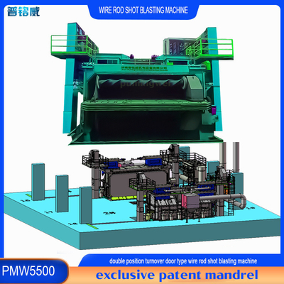 5500 mm Mandrill Pumingwei machine de soufflage à fil de fer en bobine et fonction automatique
