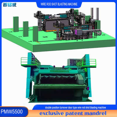 12.5*5.5*6.4m Machine de soufflage par soufflage à fil de fer avec service après-vente d'un an