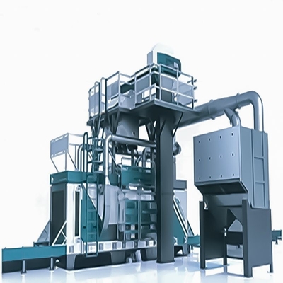 Machine à souffler à haute efficacité avec quatre roues de soufflage