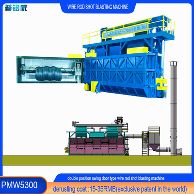 30kw/Set Tête d'impulsion Tête de câble de puissance Tête de câble bobine Machine de nettoyage par soufflage à deux portes