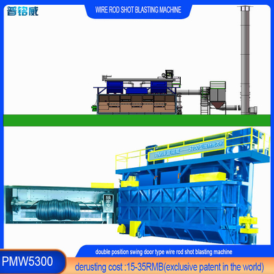 30kw/Set Tête d'impulsion Tête de câble de puissance Tête de câble bobine Machine de nettoyage par soufflage à deux portes