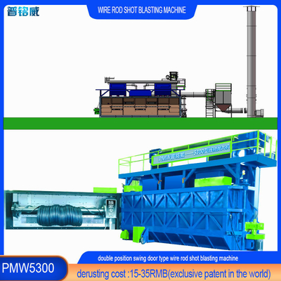 30kw/Set Tête d'impulsion Tête de câble de puissance Tête de câble bobine Machine de nettoyage par soufflage à deux portes