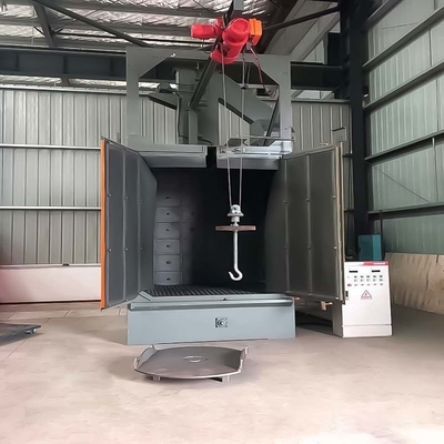 2500kg Spinner Hanger Hook Overhead Shot Blasting Machine pour le dépoussiérage et l'efficacité
