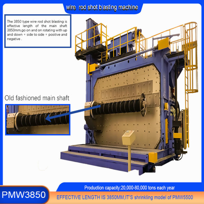 Machine de soufflage par soufflage de fil de fer avec cycle de production et capacité de chargement de 2500 kg
