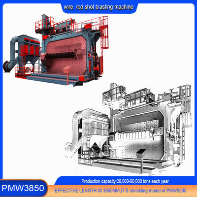 30kw/Set Machine de soufflage de fil de fer professionnel de la surface du métal