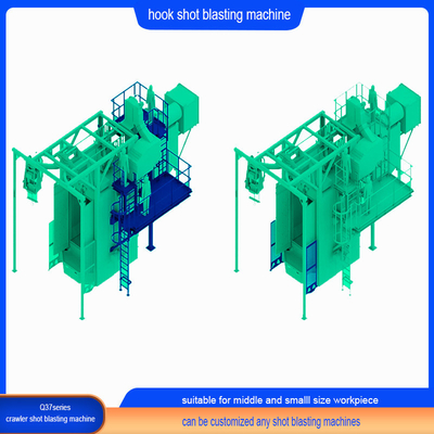 Réglage de la structure raisonnable type crochet machine de nettoyage par soufflage pour et standard