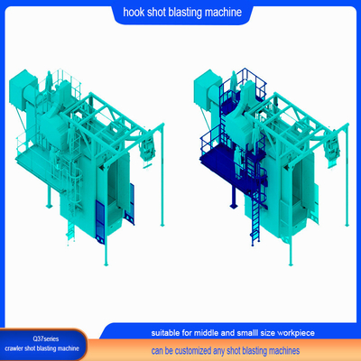 Réglage de la structure raisonnable type crochet machine de nettoyage par soufflage pour et standard