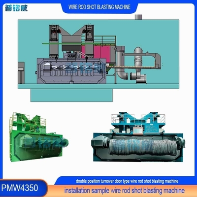 Machine de soufflage par tir de bobine à fil de fer et personnalisation pour éliminer la force de prétension