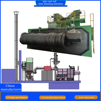 Machine de soufflage par tir de bobine à fil de fer et personnalisation pour éliminer la force de prétension
