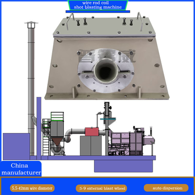 Machine de soufflage par tir de bobine à fil de fer et personnalisation pour éliminer la force de prétension