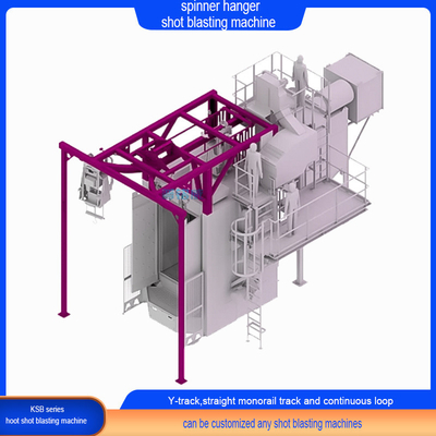 Différents modèles Spinner Hanger Shot Blasting Machine Assistance technique pour le client