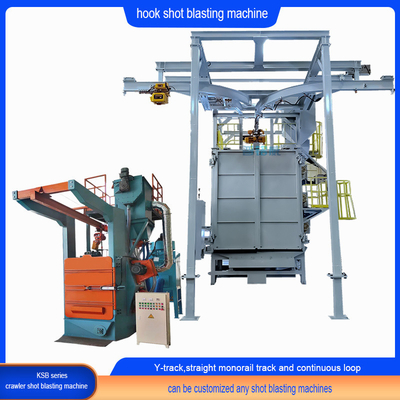 Différents modèles Spinner Hanger Shot Blasting Machine Assistance technique pour le client