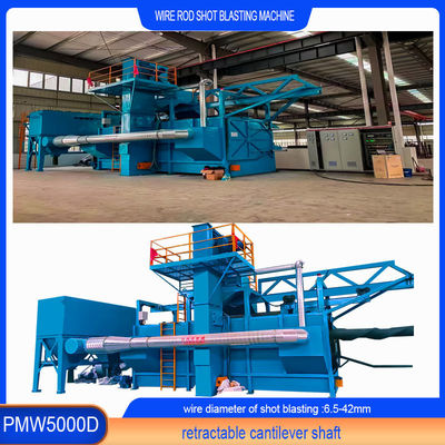 Machine de soufflage par tir de baril de fil pour la ligne de production correspondante Coût de déblaiement 20-40RMB/T