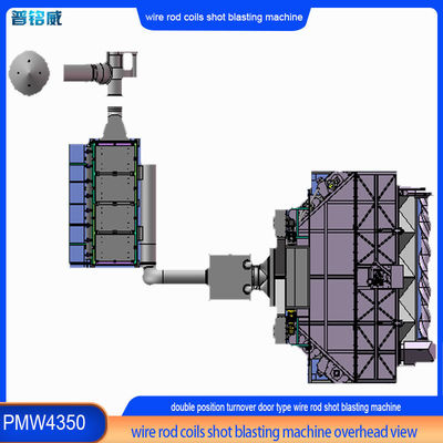 Personnalisation de la machine de soufflage à double mandrin de fil de fer pour la surface en acier à ressort